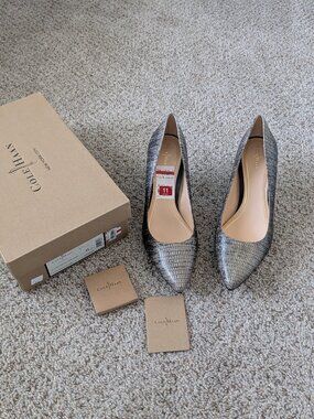 NWB/NWT Cole Haan Low Chelsea Pump in Black Lizard, 11B